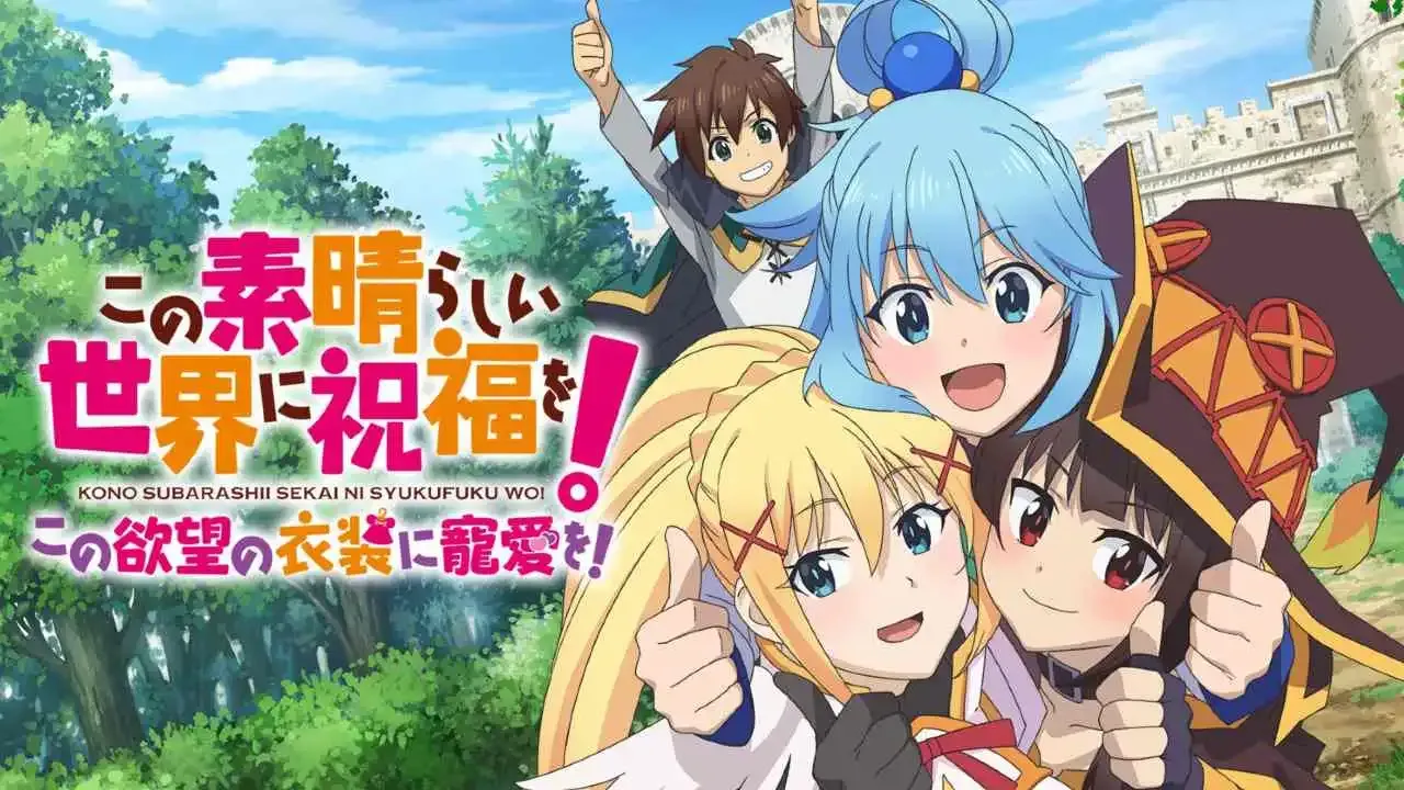 Konosuba (Seasons 1-2 + KonoSuba: An Explosion on This Wonderful World + Movie) 1080p Dual Audio